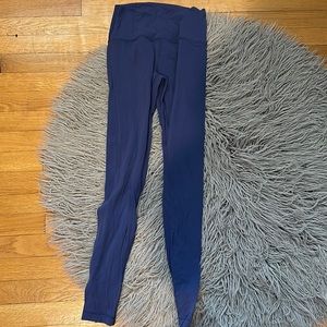 Blue lululemon align leggings